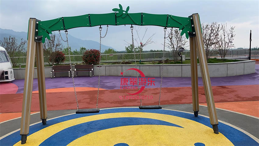 戶外公園木質秋千定制